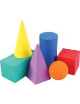 Large Foam Geometric Solids - Set of 6