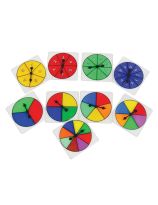 Transparent Spinners, Set of 9