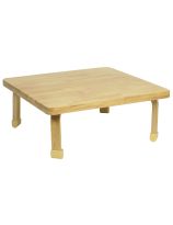 NaturalWood&trade; Square Furniture Table - 12" Height