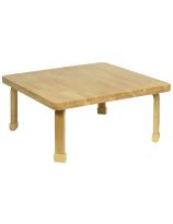 NaturalWood&trade; Square Furniture Table - 14" Height