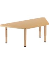 Environ Trapezoid Table - Maple - 24" x 48"
