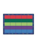 Carpets for Kids&reg; Colourful Places Seating Rug - 8'4" x 13'4" Rectangle - (Seats 30)