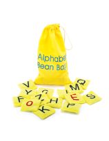 Alphabet Bean Bags - Yellow