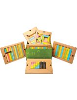 Ensemble de blocs magnétiques Tegu pour la classe - 130 pièces