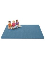 Carpets for Kids&reg; KIDply&reg; Soft Solid Rectangle Carpet - Denim - 6' x 9'