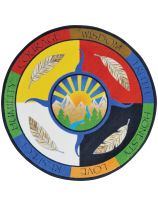 Kid Essentials&reg; Joy Carpets - Traditional Teachings&trade; 5'4" Round Carpet