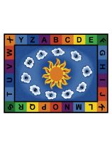 Carpets for Kids&reg; Sunny Day Learn & Play - 4'5" x 5'10" Rectangle