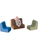 Little Tot Contour Seating 3pc Set - Woodland Colours