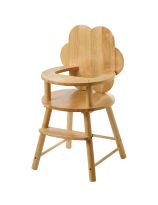 Wooden Doll High Chair - 45 cm