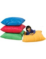 27" Square Floor Pillow - Green