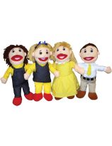 Full-Bodied, Open-Mouth Puppets Set A