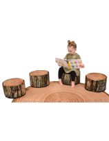 Log Buffets - Set of 4