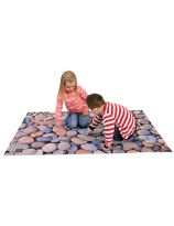 Tapis à motif de galets