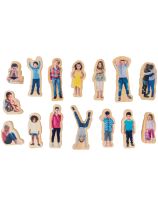 The Freckled Frog How Am I Feeling Today? Wooden People