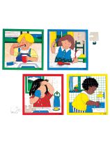 Casse-têtes d'hygiène - Ensemble de 4