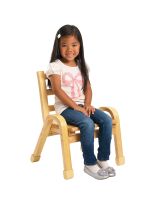 Chaise en bois naturel NaturalWood™ - Hauteur d'assise: 33 cm
