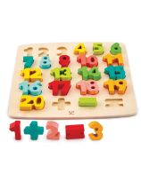 Casse-tête à gros morceaux Hape - Chiffres et symboles