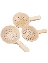 Short Handle Holey Spoons - Pack of 3