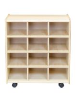 12 Small Bin Cubby Storage Unit 