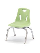 Berries&reg; Stacking Chair With Chrome-Plated Legs - 10" Height - Key Lime