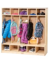 48″ Locker with Bench - Birch