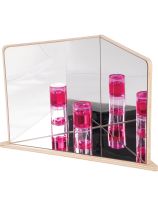 Miroir à 4 faces TickiT® avec cadre en bois 