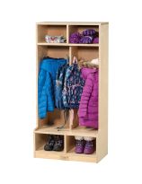 Stock Wooden Toys 2 Section Locker - Birch