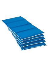 2" Tough Duty Folding Mats - Blue - Pack of 5