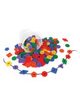 Lacing Buttons Pack of 180 Pieces With 6 Laces And Container 