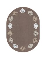 Tapis Joy Carpets de Kid Essentials®, collection Parliament Hill™ - Ovale, 1,6 m x 2,3 m (5' 4" x 7' 8") - Neutre