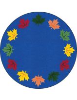 Tapis Joy Carpets de Kid Essentials®, collection Parliament Hill™ - Rond, 2,3 m (7' 7") - Bleu