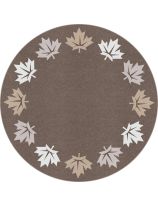 Tapis Joy Carpets de Kid Essentials®, collection Parliament Hill™ - Rond, 2,3 m (7' 7") - Neutre