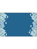 Carpets for Kids&reg; KIDSoft&trade; Tranquil Mountain - Blue - 6' x 9' Rectangle