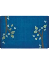 Carpets for Kids&reg; KIDSoft&trade; Branching Out - Blue - 7'6" x 12' Rectangle