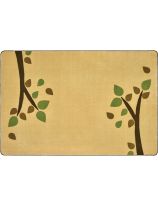 Tapis KIDSoft™ de Carpets for Kids® - Branches feuillues - Havane - Rectangle, 1,8 x 2,7 m (6' x 9’)