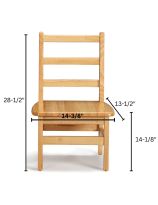 KYDZ Ladderback Chair - 14" Height