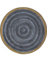 Tapis Joy Carpets de Kid Essentials®, collection Feeling Natural™ - Rond, 2,3 m (7' 7") - Ardoise