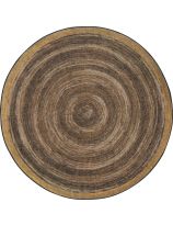 Tapis Joy Carpets de Kid Essentials®, collection Feeling Natural™ - Rond, 2,3 m (7' 7") - Noyer