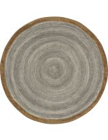 Tapis Joy Carpets de Kid Essentials®, collection Feeling Natural™ - Rond, 1,6 m (5' 4") - Pierre