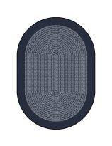 Tapis Joy Carpets de Kid Essentials®, collection Like Home™ - Ovale, 2,3 m x 3,3 m (7' 8" x 10' 9") - Marine