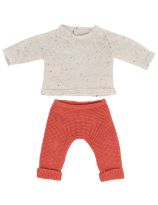 Knitted Doll Outfit 38 cm – Sweater & Trousers