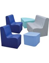 Happy Hangout&trade; Large Contour Seating - Set of 5 - Tranquility