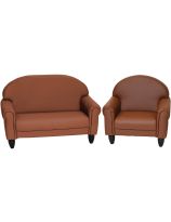 As We Grow&reg; Chair and Sofa Set - Walnut
