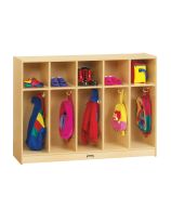 Jonti-Craft&reg; Toddler 5 Section Coat Locker