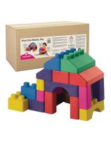 Blocs de construction Flexi Edu-Blocks, gros format, 8,9 cm (3½") - 36 pièces