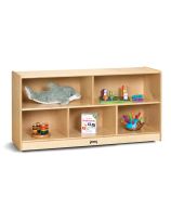 Toddler Wooden Single Mobile Storage Unit - Plywood Back