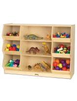  Open Storage with Beveled Front