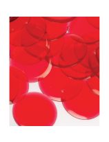 Economy Transparent One-Colour Counters (Red)