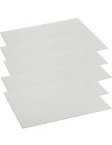 Plastic Mirror - 7.5 cm x 12.5 cm - Set of 5