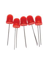 8 mm LEDs Pack of 10 - Red